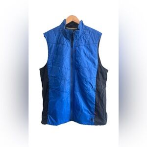 Smartwool Smartloft Insulated Vest Mens XL Blue Merino Wool Performance Outdoor